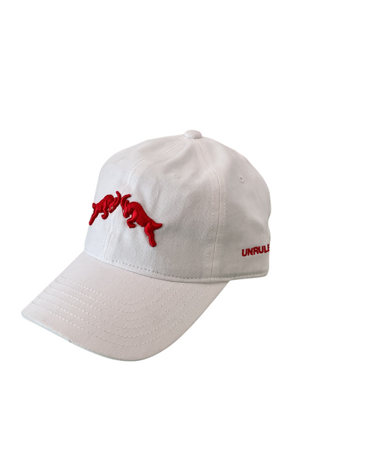DAD HAT ROJIBLANCO