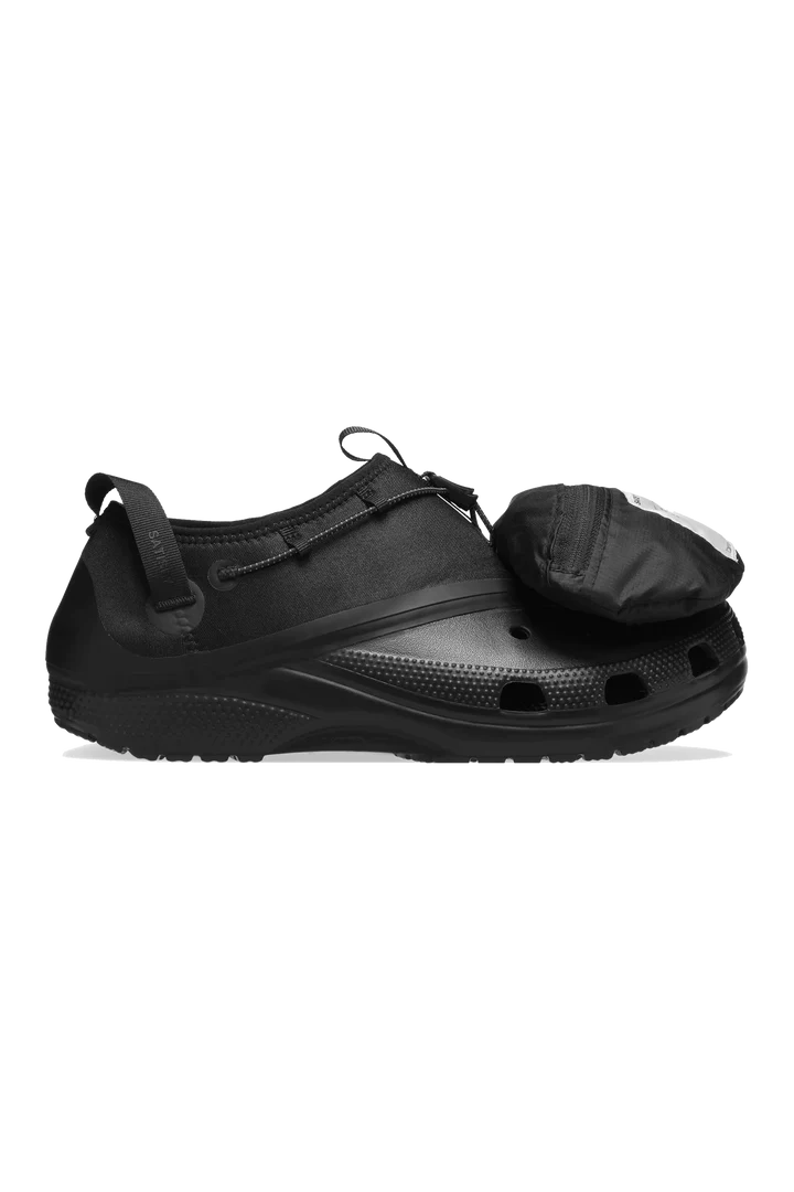 Satisfy x Crocs Black Clog